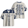 UniJames Jesus Died For Me Now I Live For Him Christian Mesh Jersey