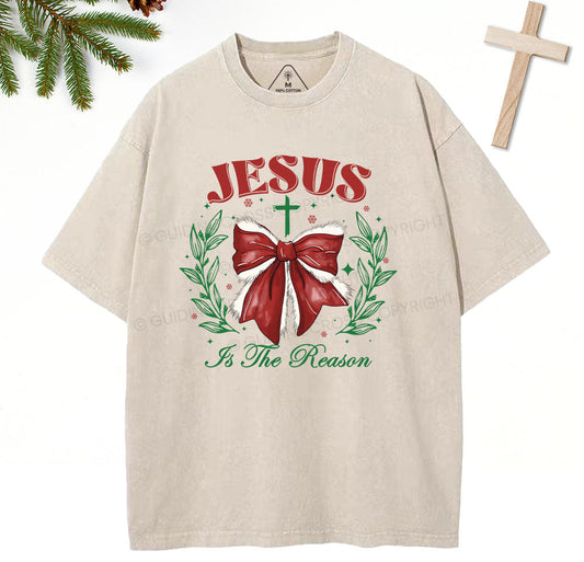 Jesus For The Reason Chritian Washed TShirt