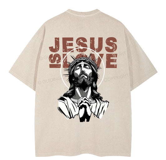 Jesus Is Alive Chirstian Washed TShirt