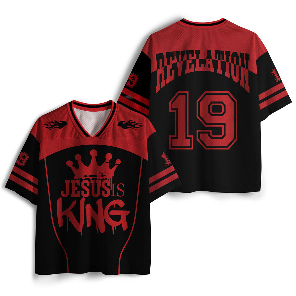 UniJames Jesus Is KingChristian Mesh Jersey