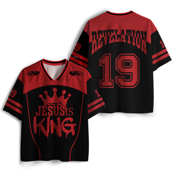 UniJames Jesus Is KingChristian Mesh Jersey