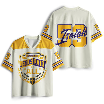 UniJames Jesus Paid It All Christian Mesh Jersey