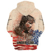 Uni Jesus Christ One Nation Under God Jesus Hoodie