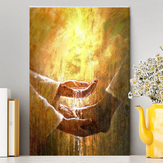 Uni Jesus Christ Washing The Foot Of Disciples Canvas