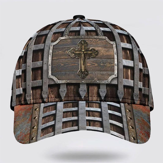 Uni Jesus Cross All Over Print Baseball Cap