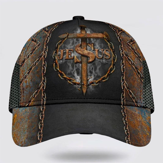 Uni Jesus Cross Nails 3D Cap