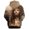 Jesus Faith Over Fear 3D Hoodies Jesus Hoodie Men & Women, God 3D Printed Hoodie, Christian Apparel Hoodies