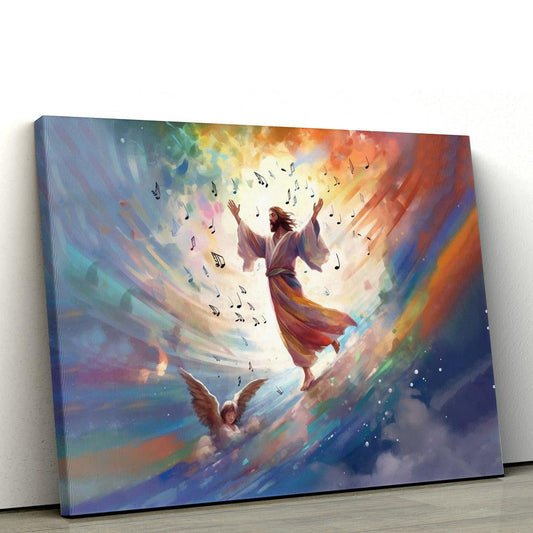 Uni Jesus Is Dancing Canvas