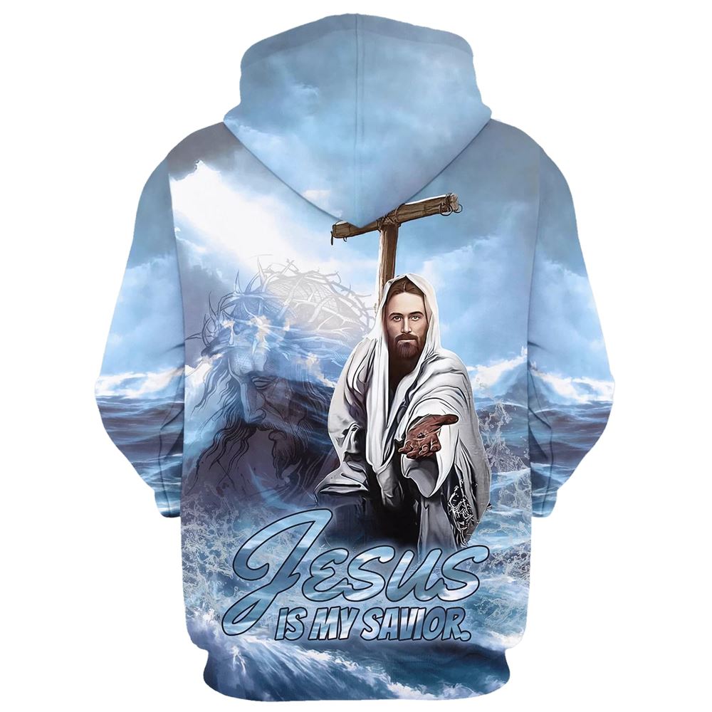 Jesus Is My Savior Hoodie Jesus Hand Hoodies Jesus Hoodie Men & Women, God 3D Printed Hoodie, Christian Apparel Hoodies