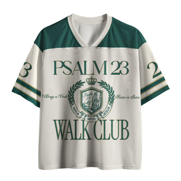 UniJames Journey With Jesus Christian White Mesh Jersey