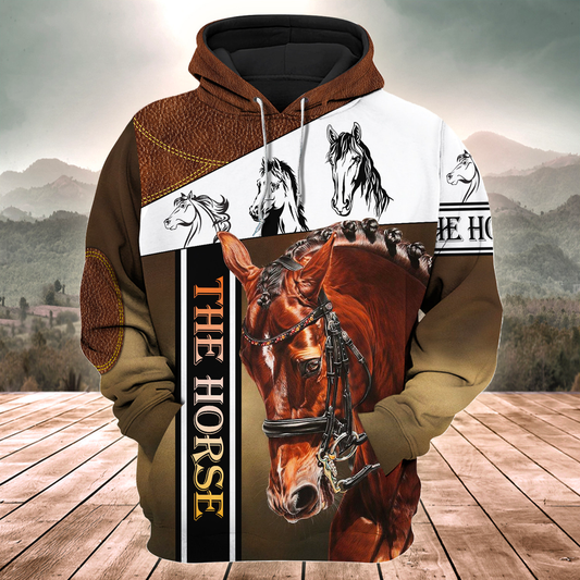 Uni The Horse Lover 3D Printed Hoodie