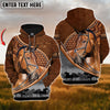 Uni Custom Name Warmblood Horse Never Walk Alone 3D Hoodie