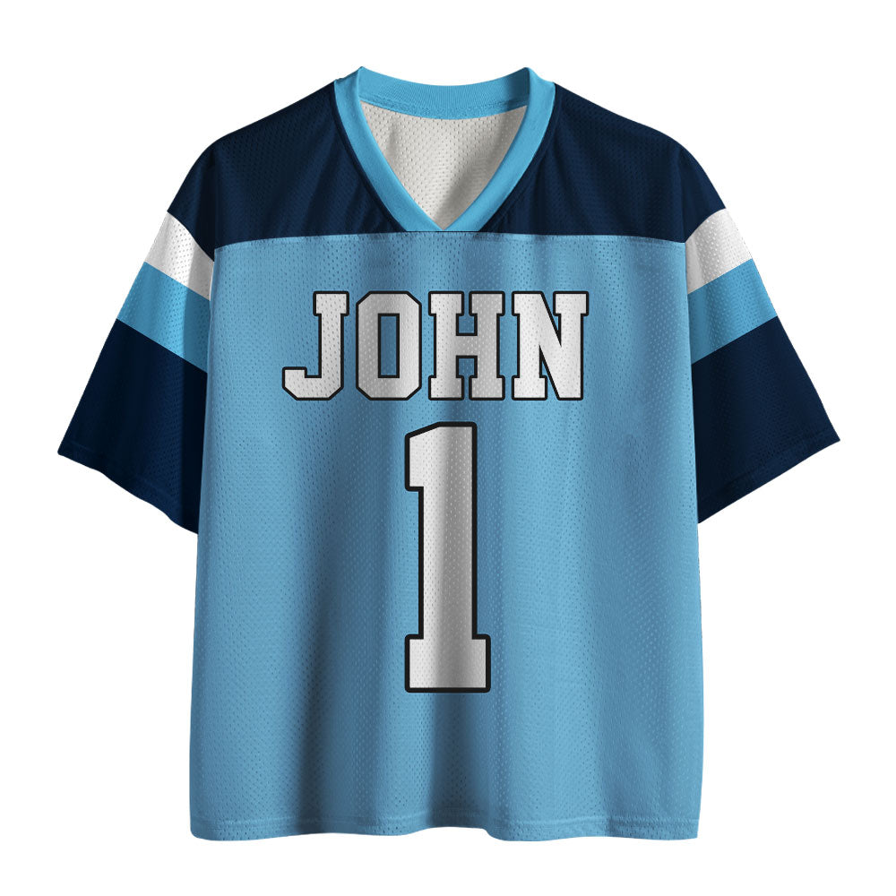 UniJames Life Light And Love Christian White Mesh Jersey