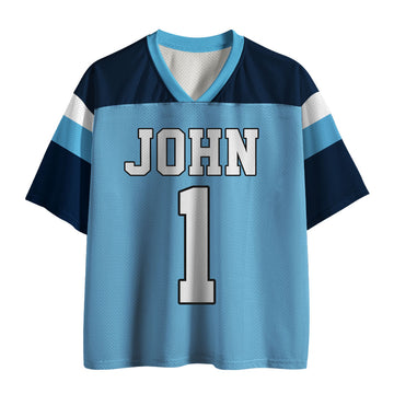 UniJames Life Light And Love Christian White Mesh Jersey