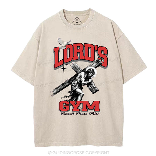 Lord's Gym Christian Washed T-Shirt Sale - GuidingCross