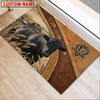 Uni Lowline Personalized - Welcome Brown Doormat