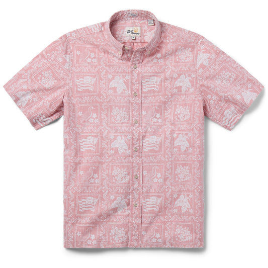 UniJames LAHAINA SAILOR Short Sleeve Button Shirt For Men