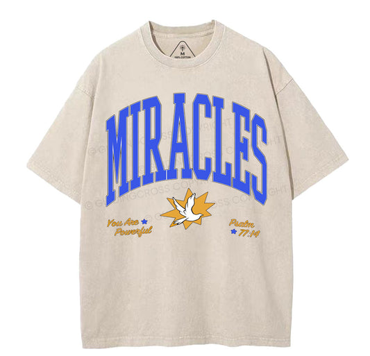 MIRACIES Christian Washed TShirt