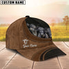 Uni Black Angus Farming Life Customized Name Cap