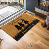 Uni Horse Custom Farm Name Live Like Someone Left The Gate Open Coir Doormat For Rodansan