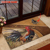 Uni Chicken Personalized - Welcome  Doormat