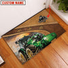 Uni Tractor Personalized - Welcome Brown Doormat