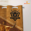 Uni Custom Name Highland Cattle Pattern Shower Curtain