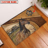 Uni Horse Personalized - Welcome  Doormat