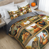 Uni All Season Quilt 3-Piece Set Harvest Farmyard Chicken