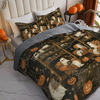Uni All Season Quilt 3-Piece Set Halloween Book Club
