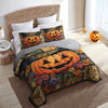 Uni All Season Quilt 3-Piece Set - Autumn Harvest Jack-O'-Lantern