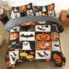 Uni All Season Quilt 3-Piece Set Spooky Patchwork