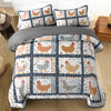 Uni All Season Quilt 3-Piece Set - Charming Chicken