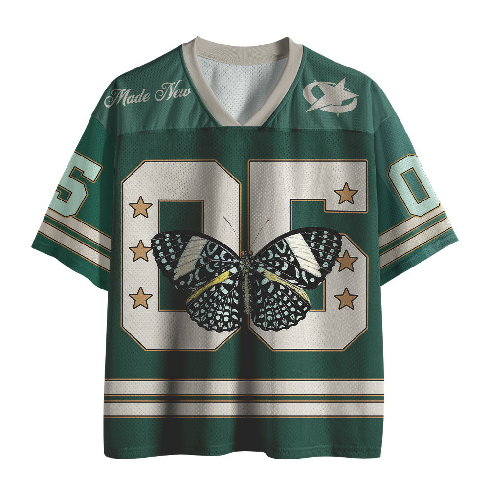 UniJames Made New Christian Green Mesh Jersey