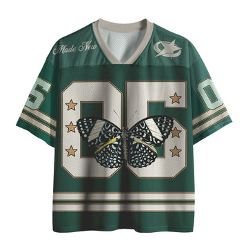 UniJames Made New Christian Green Mesh Jersey