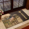 Uni Jersey Custom Name Leather Pattern Doormat