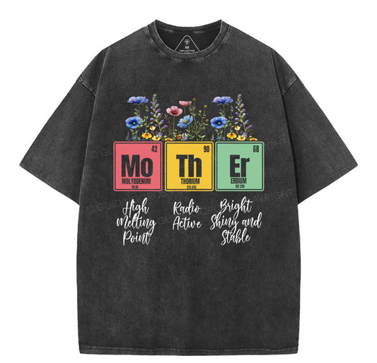 Mother Flower Christian Washed T-Shirt Sale - GuidingCross