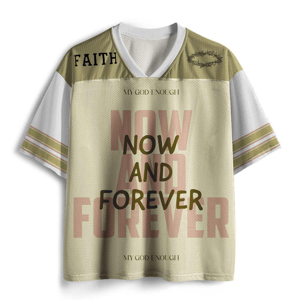 UniJames My God Enough Now And Forever Christian Mesh Jersey