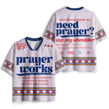 UniJames Need Prayer Christian Mesh Jersey