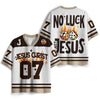 UniJames No Luck Just God Christian Mesh Jersey