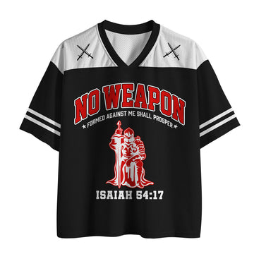 UniJames No Weapen Formed Against Christian Mesh Jersey