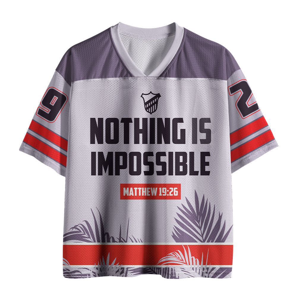 UniJames Nothing Is Impossible Christian Mesh Jersey