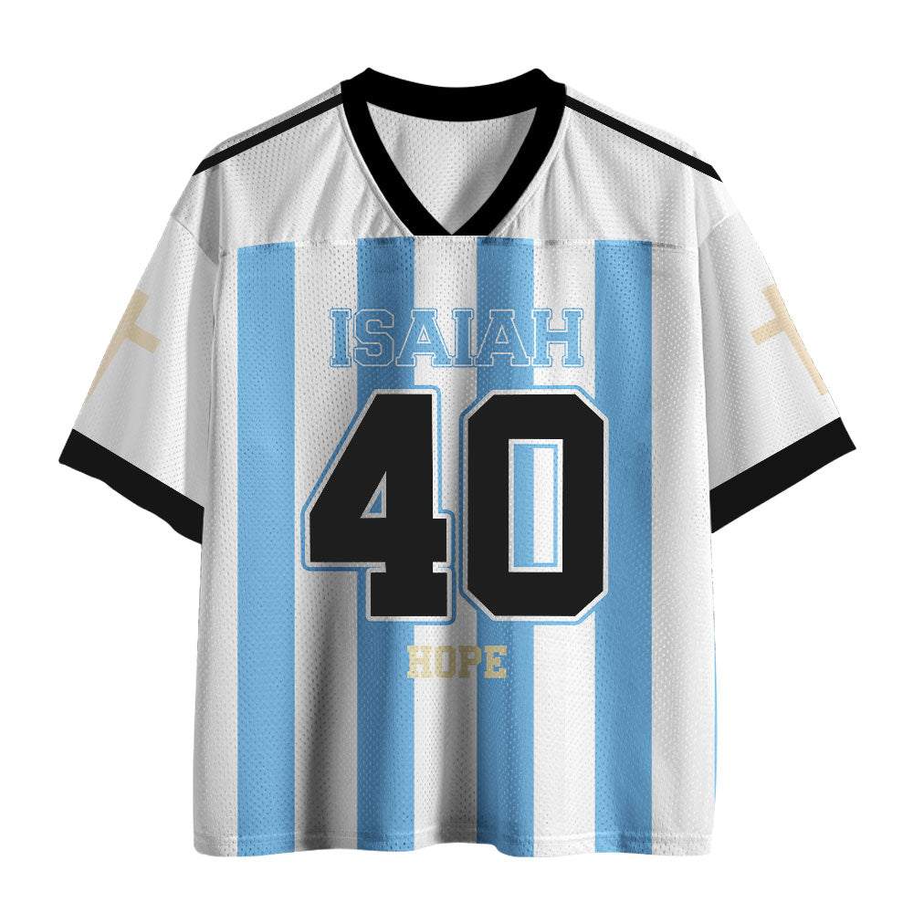 UniJames On Wings Like Eagles Christian Mesh Jersey