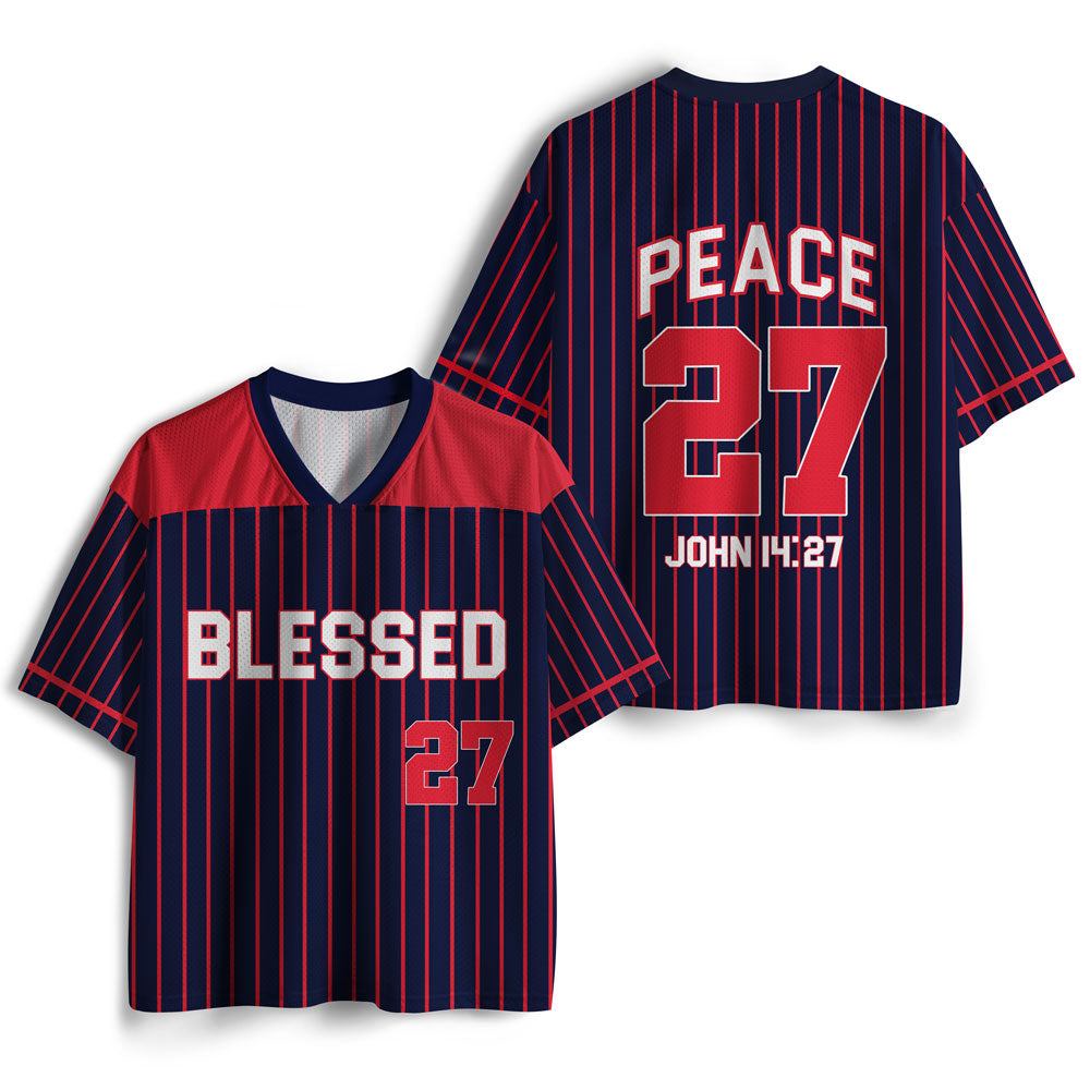 UniJames Peace And Blessed Christian Mesh Jersey