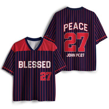 UniJames Peace And Blessed Christian Mesh Jersey