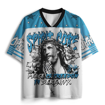 UniJames Peace Is Freedom Christian Mesh Jersey