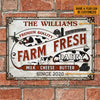 uni Customized Name Cattle Farm Fresh Milk Printed 3D Metal Sign