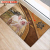 Uni Pig Personalized - Welcome  Doormat