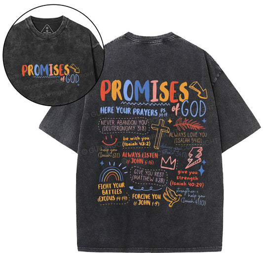Promise Of God Christian Washed TShirt