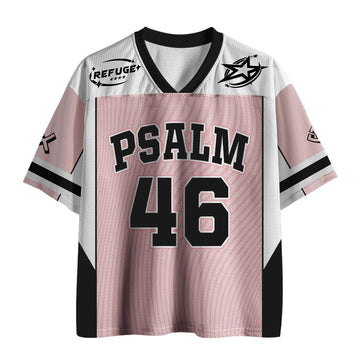 UniJames Psalm 46 Christian Pink Mesh Jersey